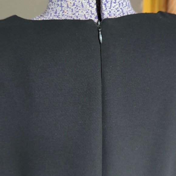 Black pleated Dress Barn Quality fabric dress - Picture 5 of 7